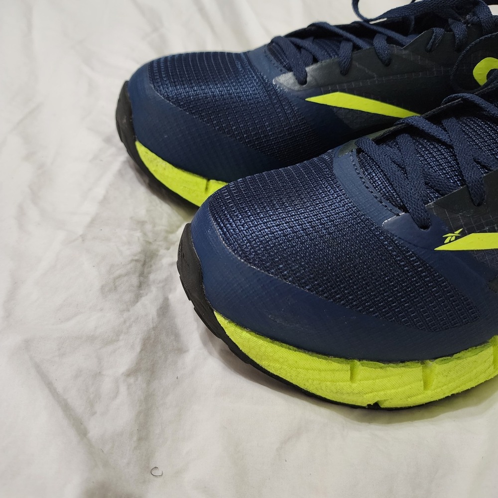 Reebok FloatZig Work Comp Toe Blue/Lime‎ Mens Siz… - image 14